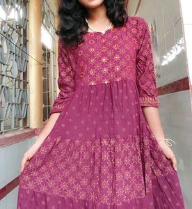 Elegant Floral Print Dress
