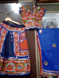 6 To 7 Yers Girls Garba Choli