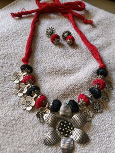 Ethnic Necklace &amp; Earring Set