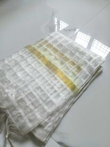 Elegant White Dupatta