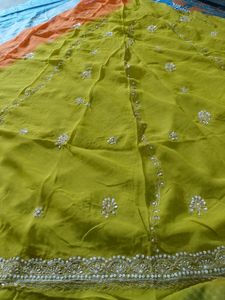 Unstitched Lehenga Choli Fabric And Duptta