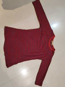 Striped Long Sleeve Top