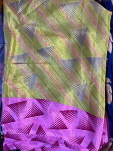 6 Combo Saree Satin Silk Soft
