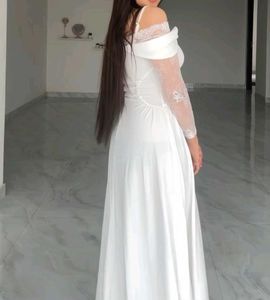 Savana White Princess Dress