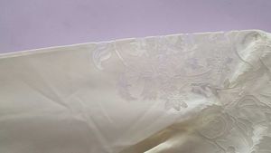 White Kurti With A Netted Design Hands &amp; Neck