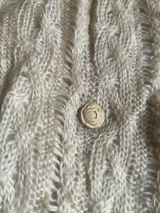 Premium Woolen Open Sweater With Button