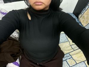 Chic Black Long Sleeve Top