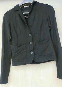 Princess Cut Black Blazer