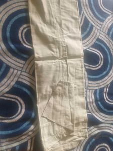 Striped Mandarin Collar Shirt.