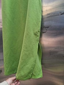 Upcycled Self Design Green Bodycon Dress