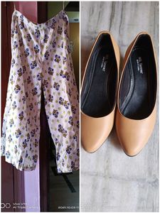 Combo Of Plazo Nd Heels