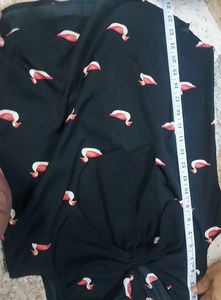 Duck Print Top With A Bow