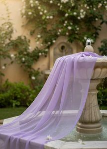 🟥FREEBIES🟥Elegant Lavender Net Dupatta