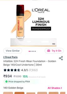 L&#39;Oreal Infallible Foundation