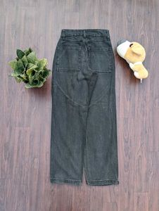 Trendy Wide Leg Denim Jeans