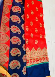 Simple Saree Along With Blouse