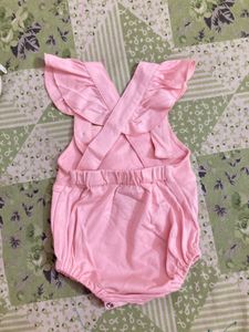 Pink Ruffle Romper