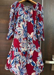 Missamore Off Shoulder Floral Dress