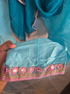 Floral Print Anarkali Dress