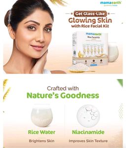 Mamaearth Ricewater &amp; Niacinamide Facial Kit