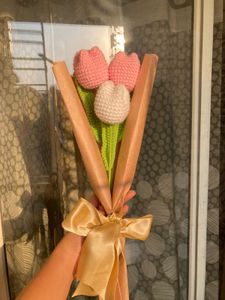 Crochet Tulip Bouquet
