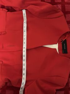 Zara Basic Red Blazer