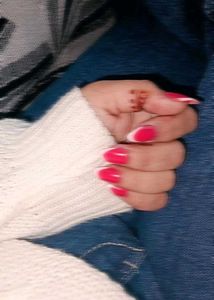 Pink &amp; White French Tips