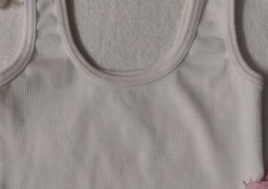 White Ribbed Crop Tank Top