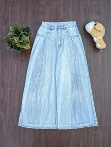 Denim Wide Leg Bottom