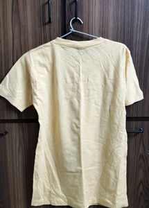 Minion Graphic Print Yellow Tee