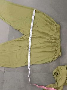 Elegant Olive Green Kurta Set 2