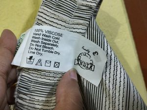 Black And White Thin Striped pallazo