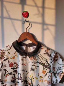 Pinteresty Collared Floral Dress (Bossini - S)