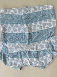 Patterned Blouse Top