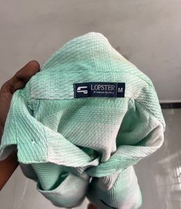 Green Plaid Corduroy Shirt