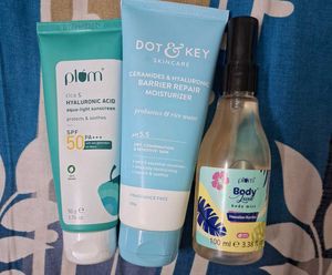 Plum & DotKey Skincare Set