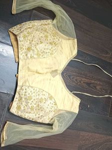 Golden Stone Work Blouse