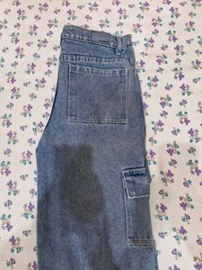 Light Blue Cargo Jeans