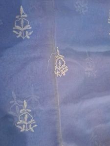 New Saree With Fall N Picco