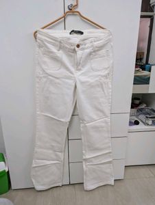 Vero Moda White Bootcut Jeans