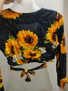 Wrap Around Crop Top