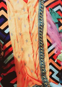 Orange Saree