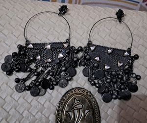 Oxydised Earrings