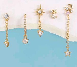 Celestial Charm Multi Piercing Earring Set