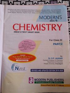 Modern abc+ Chemistry Class 11 Part 1& 2