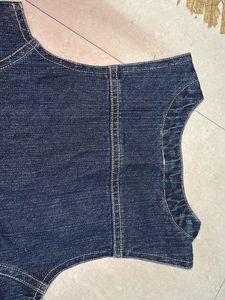 Blue Denim Vest