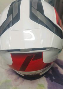 SMK Helmet - Red &amp; White - Safety First!
