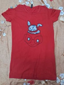 Red Graphic Tee