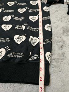 CDG PLAY Heart Print Hoodie