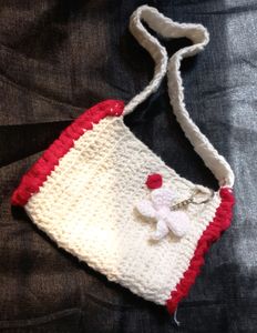 Hand Crochet Ruffle bag 🎀🌷